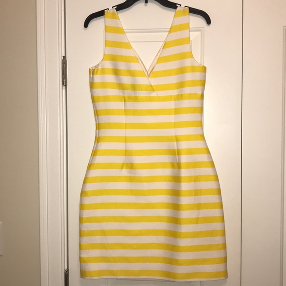*SOLD on Tradesy* Kate Spade White & Yellow Dress - Picture 3 of 6
